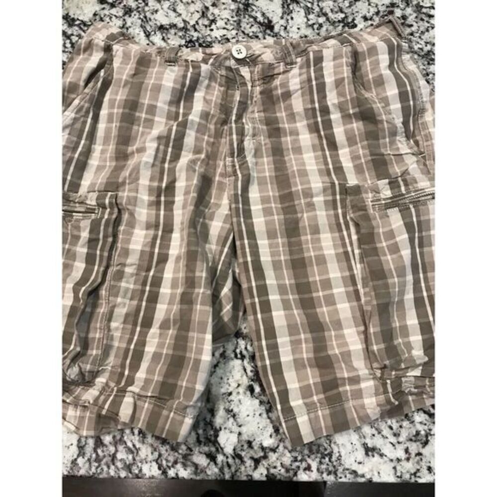 Nike Brown Plaid Golf Shorts Medium The athletic department.‎